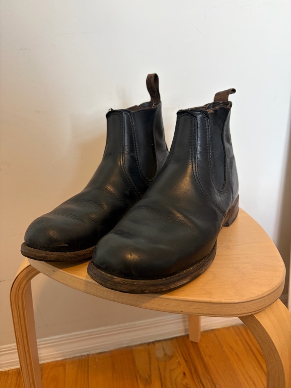 Red Wing Shoes Black Leather Chelsea Boots